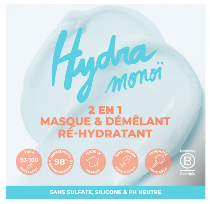 Energie Fruit Maschera 2 in 1 Monoe & Olio di Macadamia Biologico Capelli Danneggiati 300ml