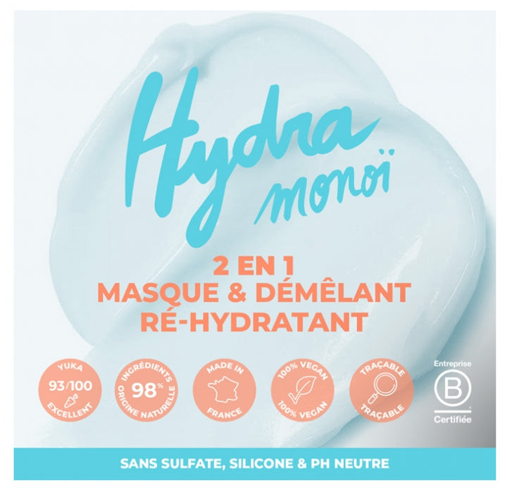 Energie Fruit Maschera 2 in 1 Monoe & Olio di Macadamia Biologico Capelli Danneggiati 300ml