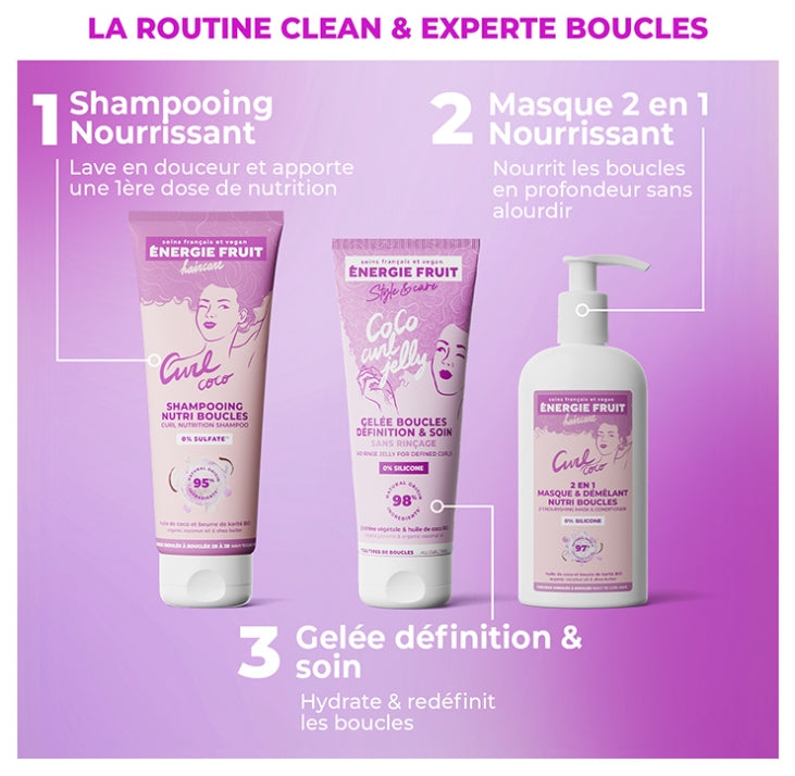 Energie Fruit Coco Curl Gel Care & Definition Curls 200ml (6.76fl oz)