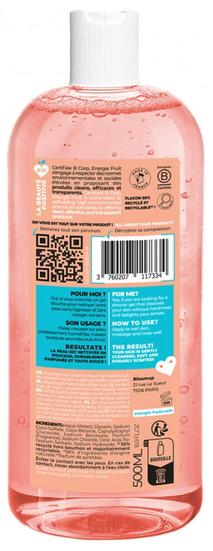 Energie Fruit Neutral pH Shower Gel with Monoi & Organic Macadamia Oil 500ml (16.90 fl oz)
