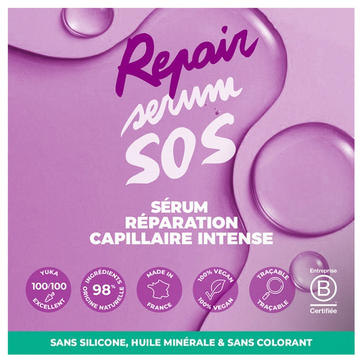 Energie Fruit SOS Sérum Capillaire Réparation Intense Collagène Végétal 75ml