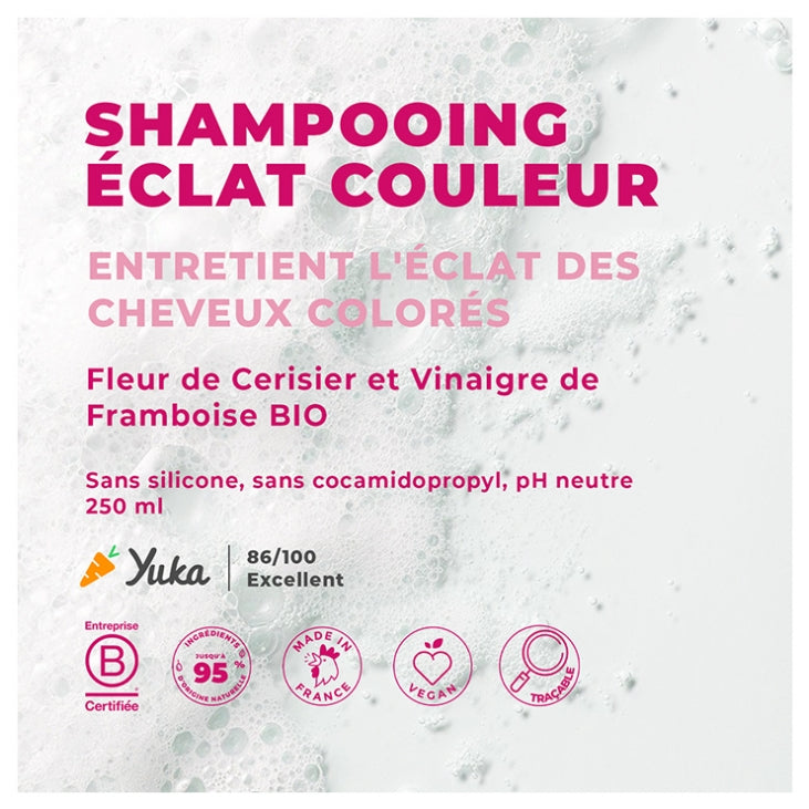 Energie Fruit Cherry Blossom & Organic Raspberry Vinegar Colour Radiance Shampoo for Coloured or Highlighted Hair 250ml (8.45 fl oz)