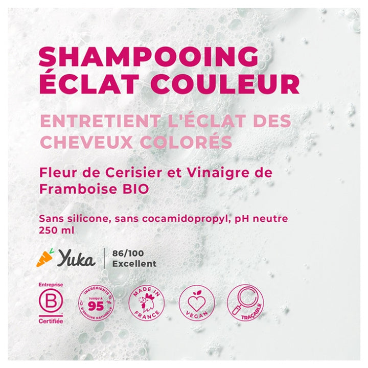 Energie Fruit Cherry Blossom & Organic Raspberry Vinegar Colour Radiance Shampoo for Coloured or Highlighted Hair 250ml (8.45 fl oz)