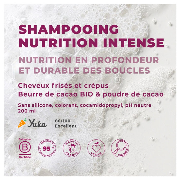 Energie Fruit Nutri Intense شامبو مع مسحوق الكاكاو العضوي وزبدة الكاكاو 250ml