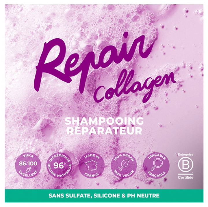 Energie Fruit Plant Collagen & Vitamin B Shampooing réparateur 250ml