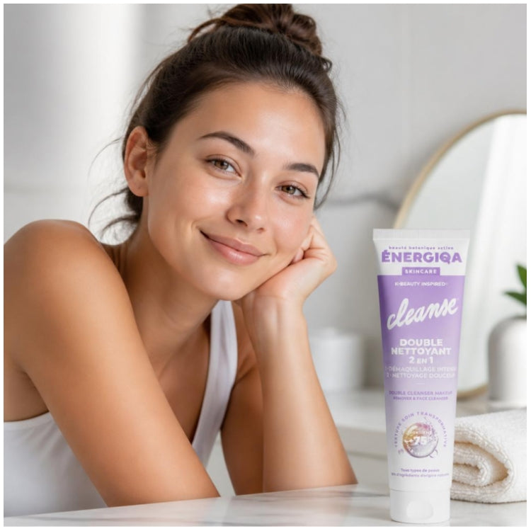 Energiqa 2-in-1 cleansing face wash 140ml (4.73 fl oz)