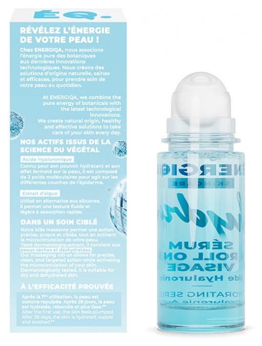 Energiqa Skincare Roll-on hydrating face serum hyaluronic acid 30 ml (1.01fl oz)