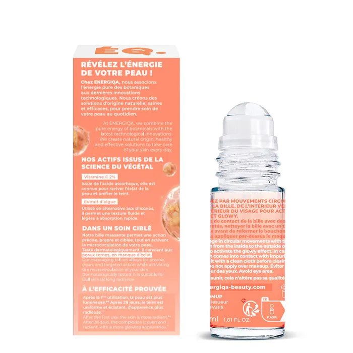 Energiqa Skincare Sérum Roll On Visage Glow 2% Vitamine C 30ml (1.01fl oz) - FrenchBeautyHub