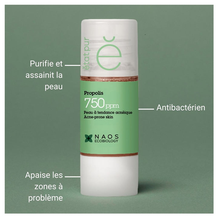 Etat Pur Pure Active Propolis pour Peaux à Tendance Acnéique 15ml