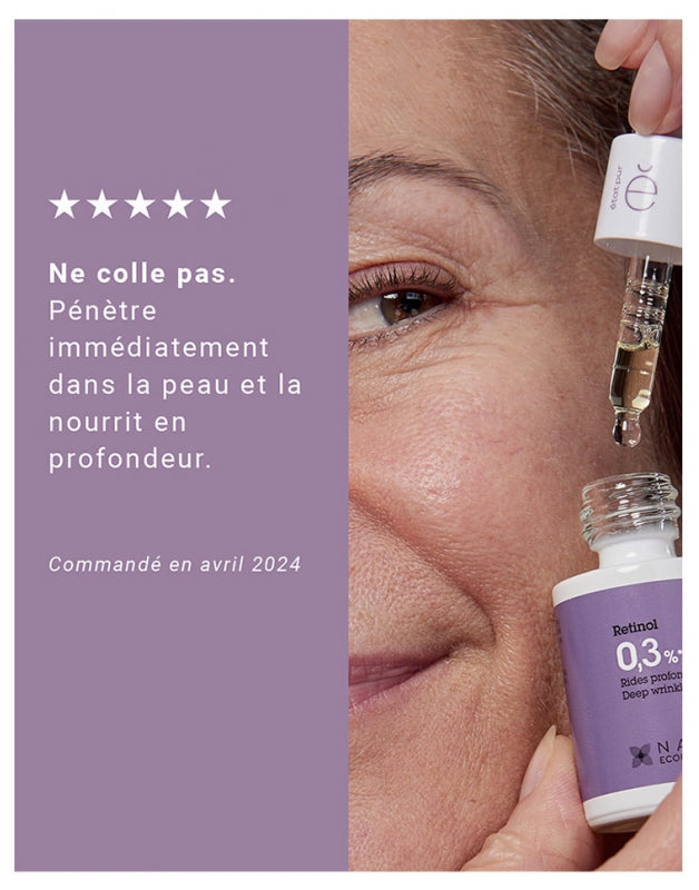 Etat Pur Pure Active Ingredients Retinol 0.3% Deep wrinkles, sagging skin 15ml (0.50fl oz)
