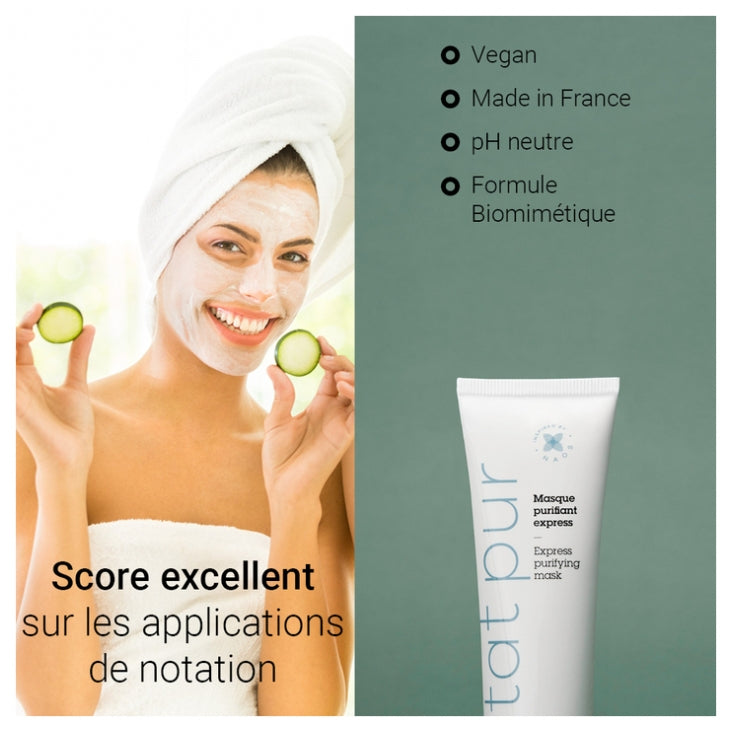Etat Pur Express Masque Visage Purifiant pour Peaux Mixtes à Grasses 50ml