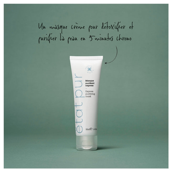 Etat Pur Express Masque Visage Purifiant pour Peaux Mixtes à Grasses 50ml