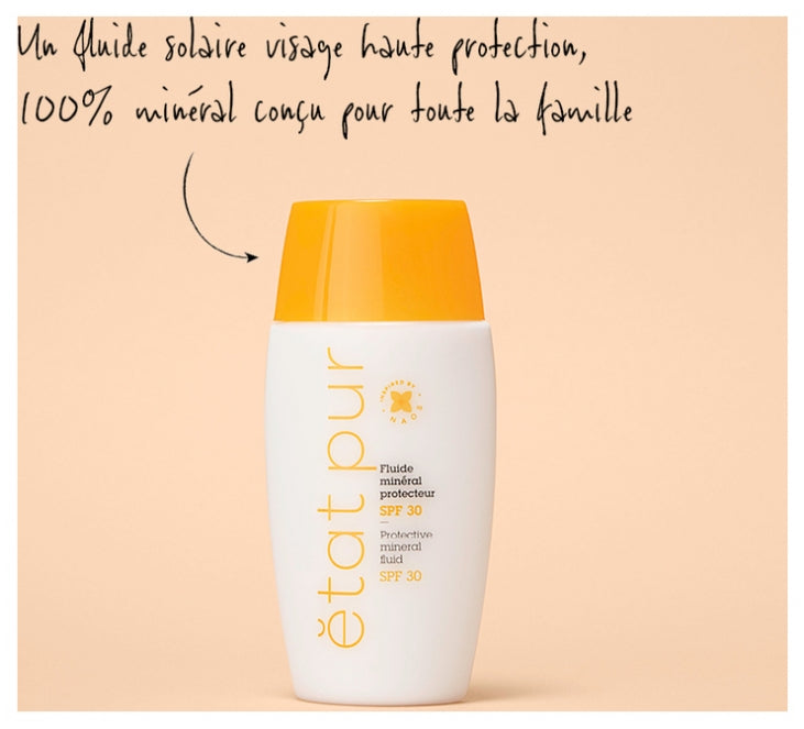 Etat Pur Mineral Fluide protecteur SPF30 pour le visage 40ml