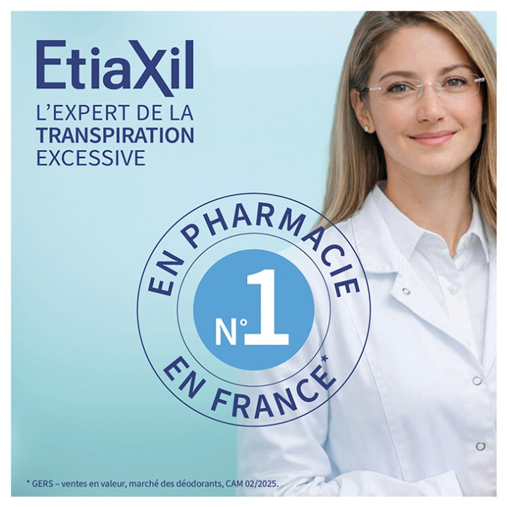 Etiaxil Antiperspirant Desodorante Roll-On de protección 72h para piel sensible 50ml