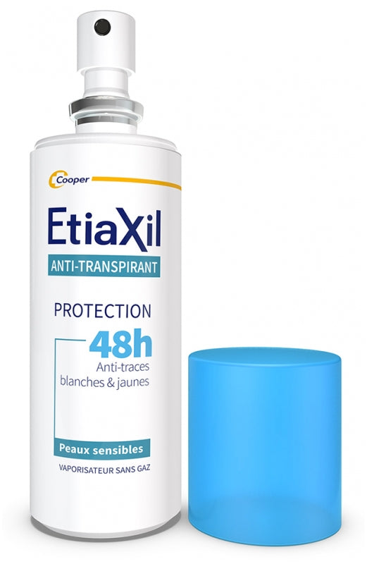 Etiaxil Antiperspirant 48h protection spray sensitive skin 100 ml (3.38fl oz)