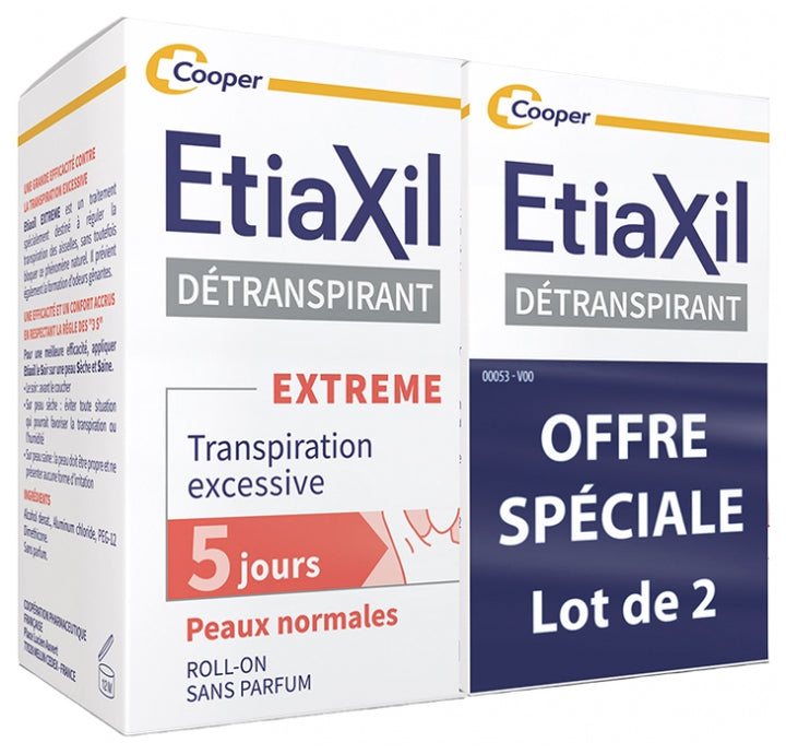Etiaxil Detranspirants Roll-on Extreme 5 days
