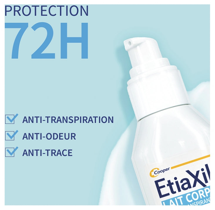 Etiaxil 72h protection body milk antiperspirant 100 ml (3.38fl oz)