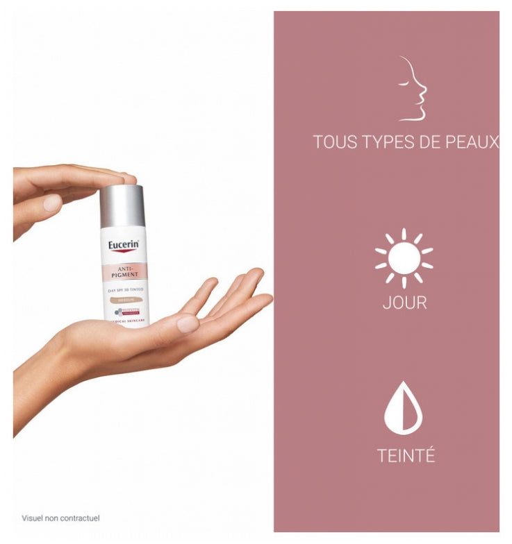 Eucerin Anti-Pigment Crème de Jour Teintée SPF30 Medium 50ml
