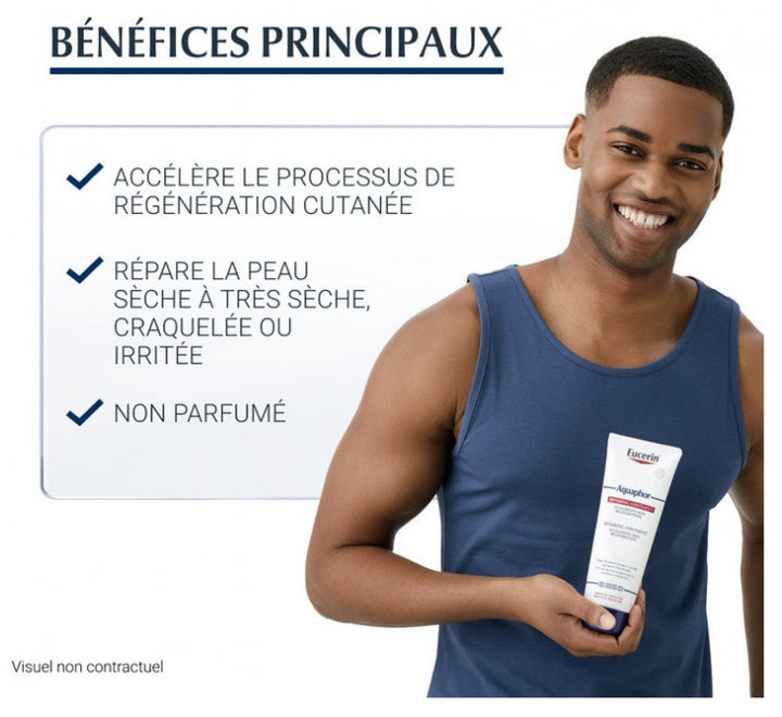 Eucerin Aquaphor Baume réparateur pour peaux très sèches, sèches et craquelées 198g