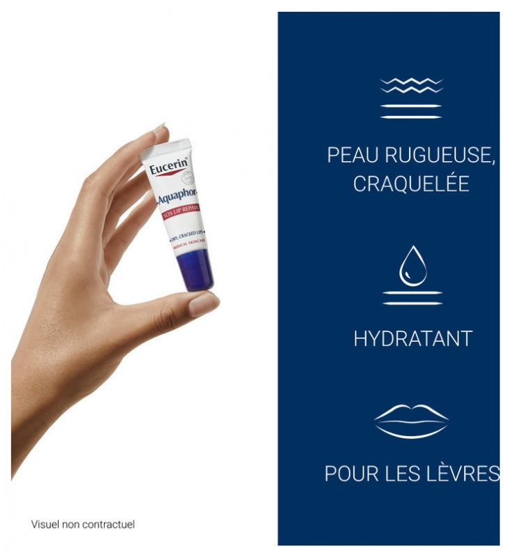 Eucerin Aquaphor SOS مرمم الشفاه 10ml