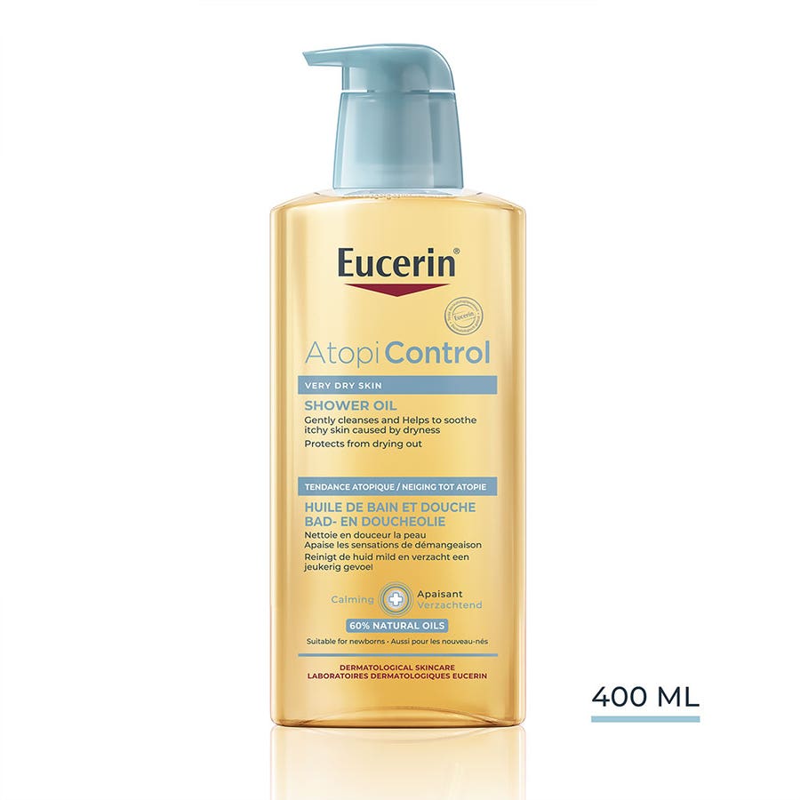 Eucerin Atopicontrol Bath And Shower Oil 400ml (13.53fl oz) - FrenchBeautyHub
