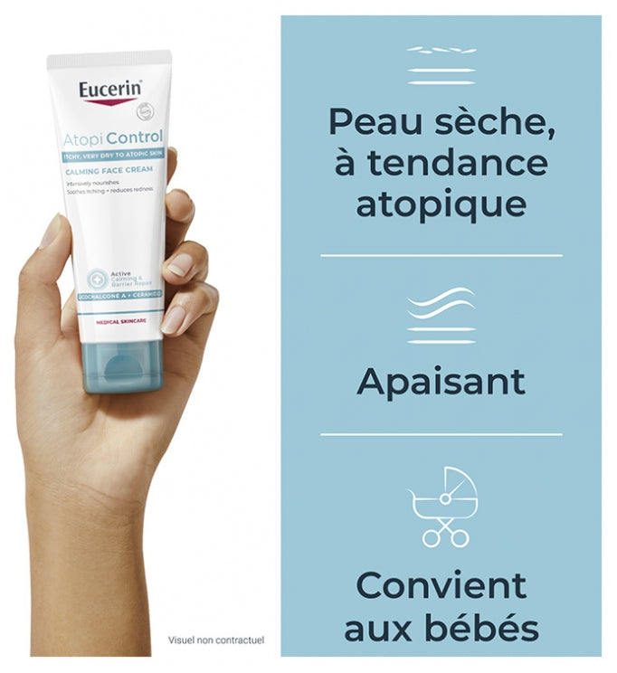 Eucerin Atopicontrol Calm+ Face Cream 50ml (1.69fl oz)