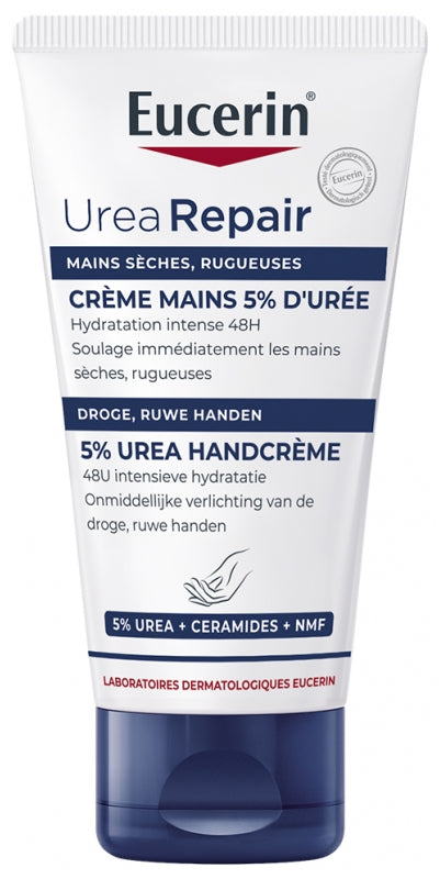 Eucerin UreaRepair Plus 5% Urea Repairing Hand Cream for Dry Skin