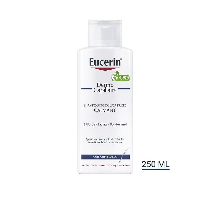 Eucerin DermoCapillaire Calming Urea Shampoo 250ml (8.45floz) - FrenchBeautyHub