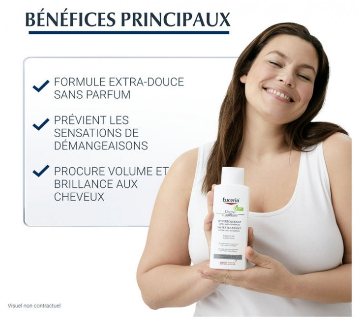 Eucerin Dermocapillaire Dermo Capillaire High Tolerance Shampoo Hypersensitive Scalp 250ml (8.45fl oz)