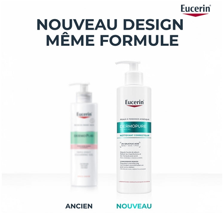 Eucerin Dermopure Corrective Cleanser Face & Body 400ml (13.53fl oz)