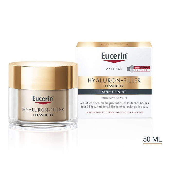 Eucerin Hyaluron - Filler + Elasticity Elastizitäts-Anti-Aging-Nachtpflege 50 ml (1.69 fl oz) - FrenchBeautyHub