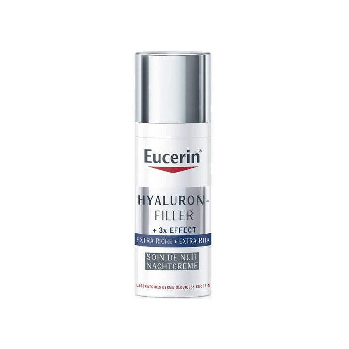 Eucerin Hyaluron - Filler Extra Rich Nachtpflege 50 ml (1,69 fl oz) - FrenchBeautyHub