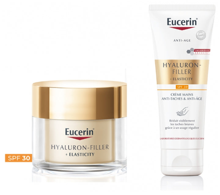 Eucerin Giftboxes Eucerin Hyaluron-Filler + Elasticity Day Care SPF30 + Anti-Ageing Hands Cream SPF30 125ml (4.23 fl oz)