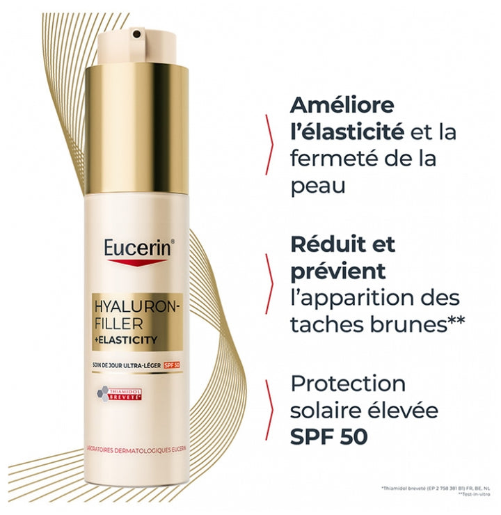 Eucerin Hyaluron-Filler + Elasticity Ultra-light day cream SPF50 50 ml (1.69fl oz)