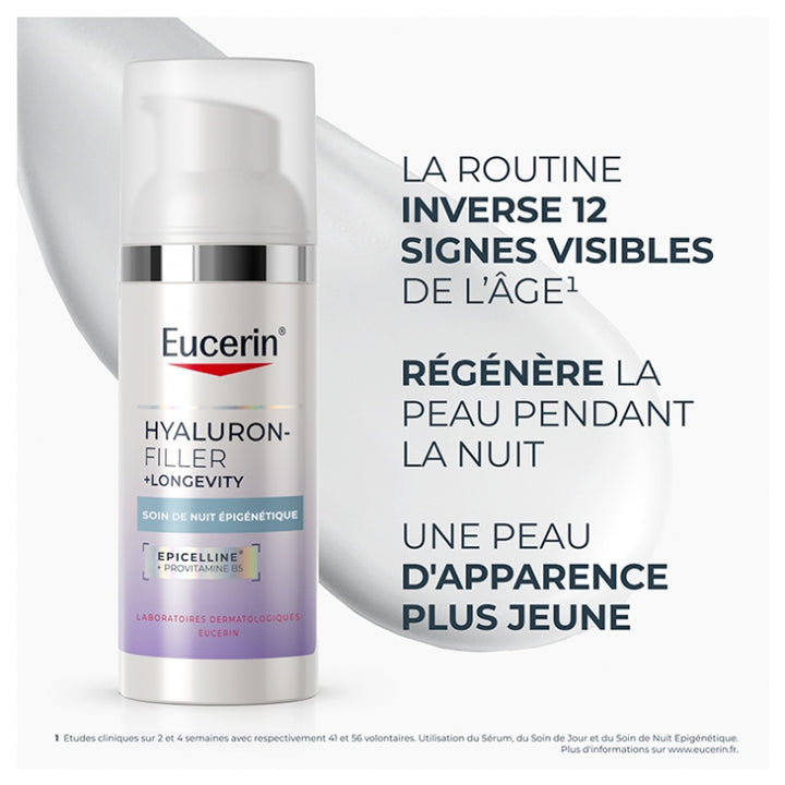 Eucerin Hyaluron-Filler Longevity Epigenetic Night Care 50ml (1.69fl oz)