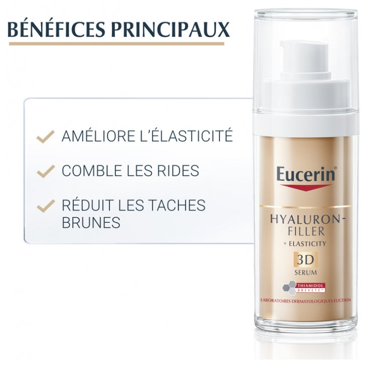 Eucerin Hyaluron-Filler + Elasticity Sérum 3D Anti-Âge 30ml