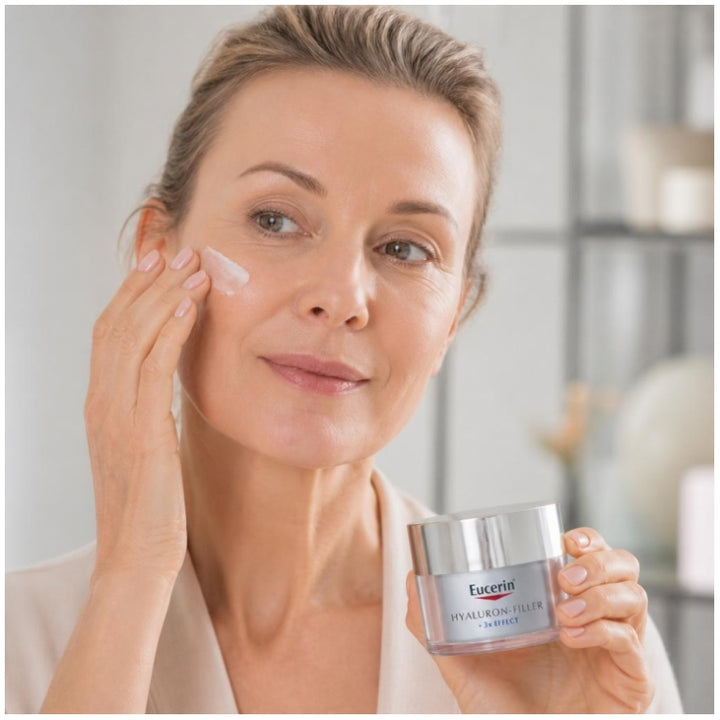 Eucerin Hyaluron-Filler + 3x Effect Tagespflege für trockene Haut 50ml