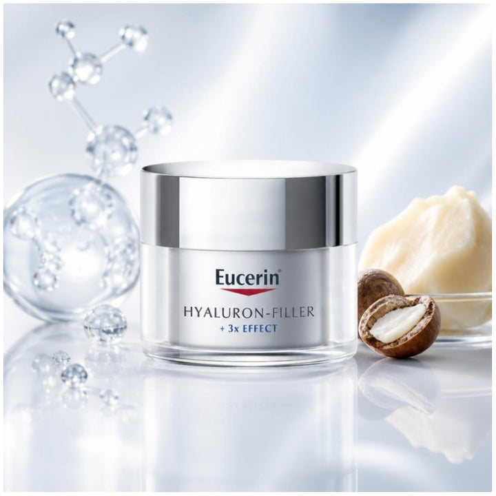 Eucerin Hyaluron-Filler + 3x Effect Tagespflege für trockene Haut 50ml