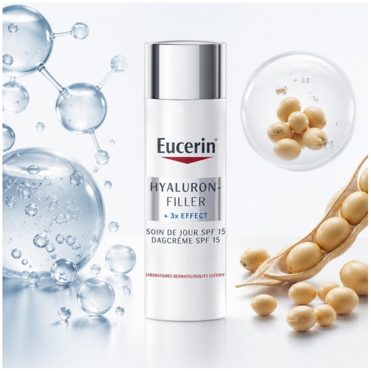 Eucerin Hyaluron-Filler 3x Effect Day Cream Normal Skin SPF15 50ml (1.69floz)