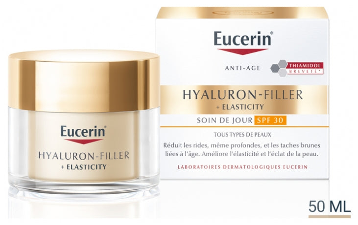 Eucerin Hyaluron-Filler + Elasticity Anti-Age Tagescreme SPF30 für reife Haut 50ml