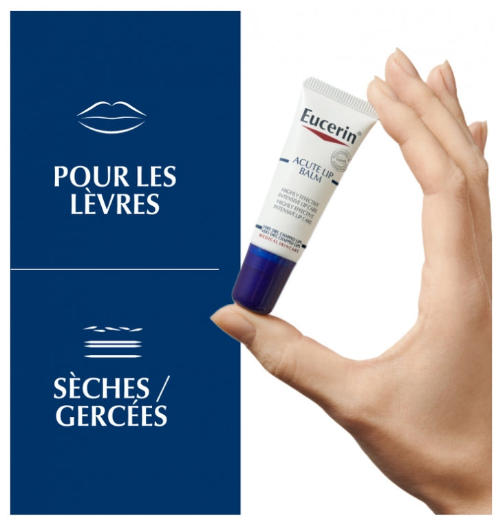 Eucerin Dry Skin بلسم شفاه مكثف 10ml