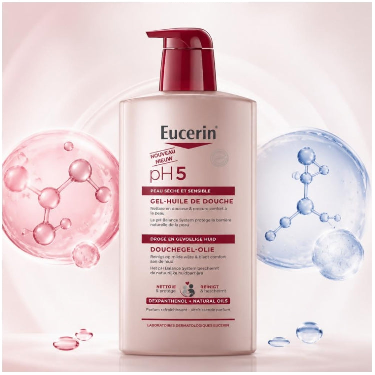 Eucerin Ph5 Shower Oil-Gel 1000ml (33.81fl oz)