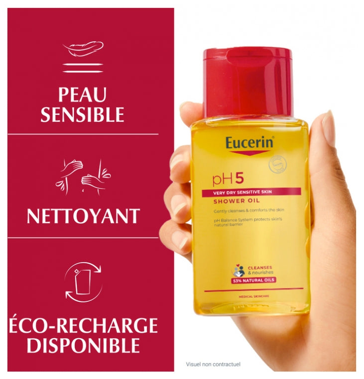 Eucerin Ph5 Shower Oil Dry And Sensitive Skin 100ml (3.38fl oz)