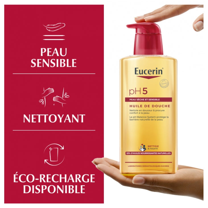 Eucerin Ph5 Shower Oil Dry & Sensitive Skin 400ml (13.52fl oz)