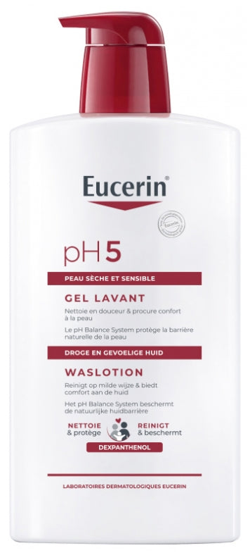 Eucerin Ph5 Wash lotion dry and sensitive skin 1L (33.81fl oz)