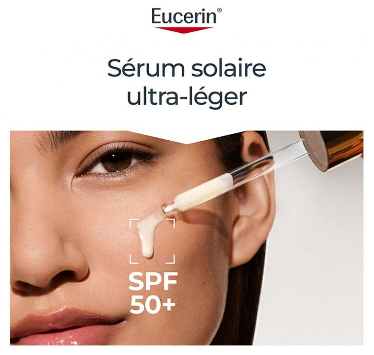 Eucerin Sun Sérum de protección solar con control de grasa SPF50+ 30ml