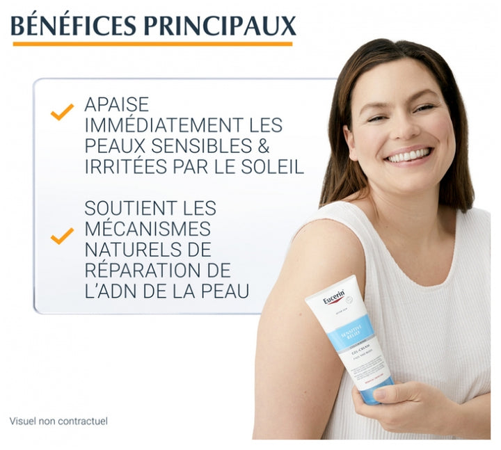 Eucerin Sun Sensitive Relief After Sun Gel-Cream Face & Body 200ml (6.76floz)