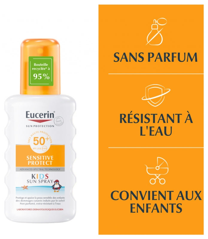 Eucerin Sun Sensitive Protect Kids Spray SPF50+ 200ml (6.76floz)