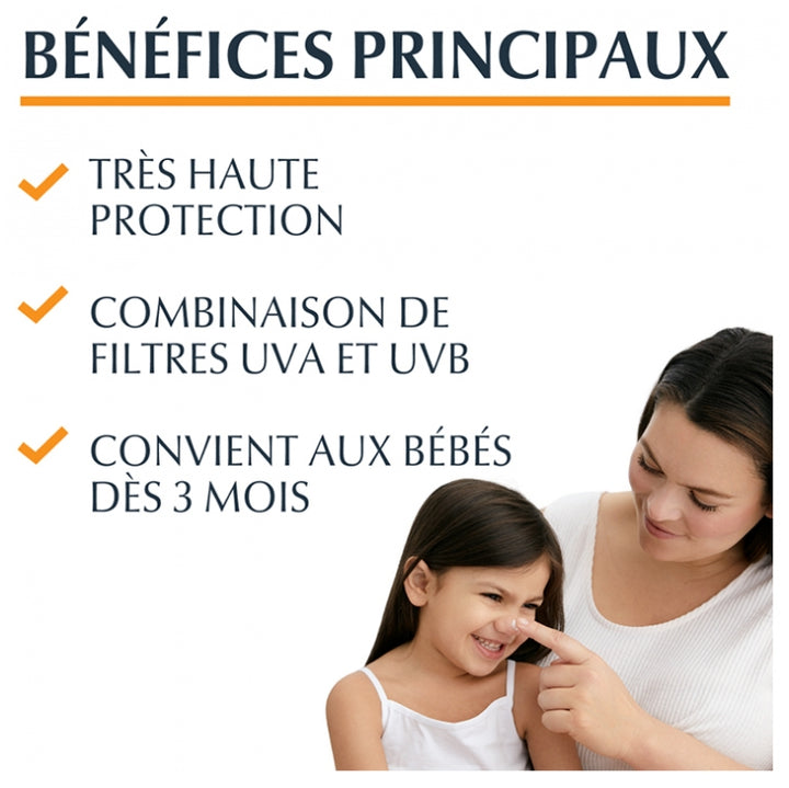 Eucerin Sun Sensitive Protect Kids Gel-crème solaire toucher sec SPF50+ 200ml