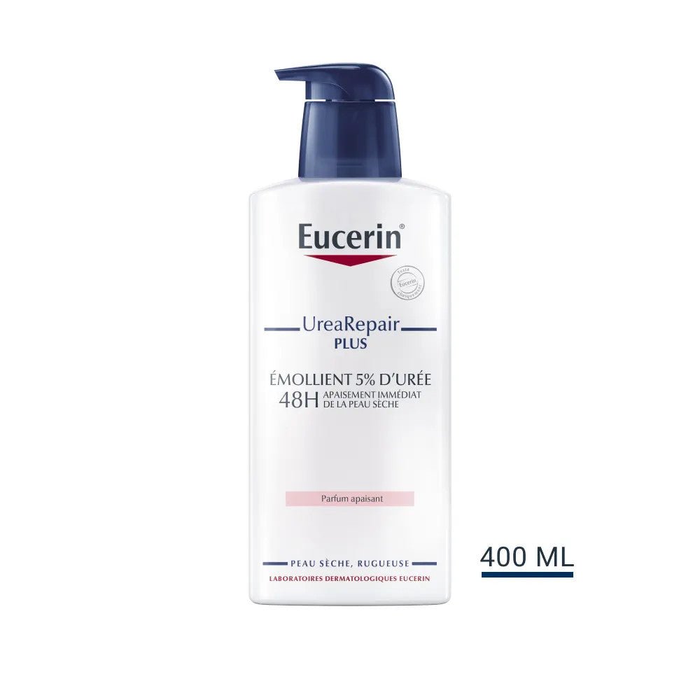 Eucerin UreaRepair Plus Emollient Lotion 5% Urea - 400ml - FrenchBeautyHub